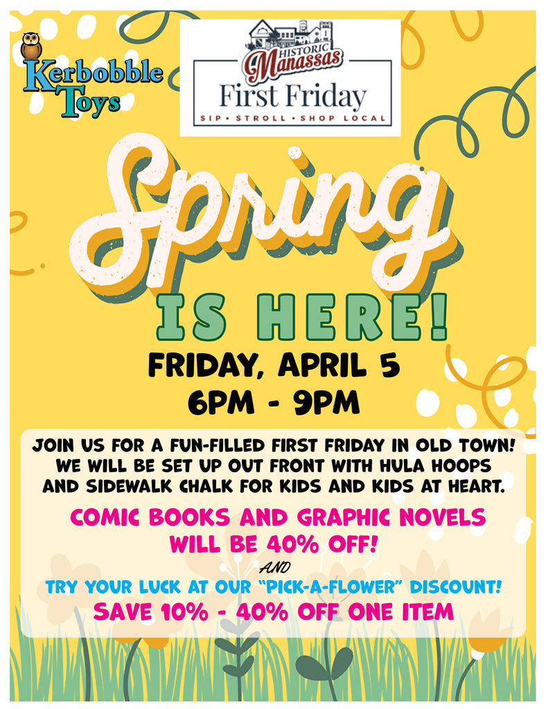 Spring is Here!  First Friday in Old Town Manassas