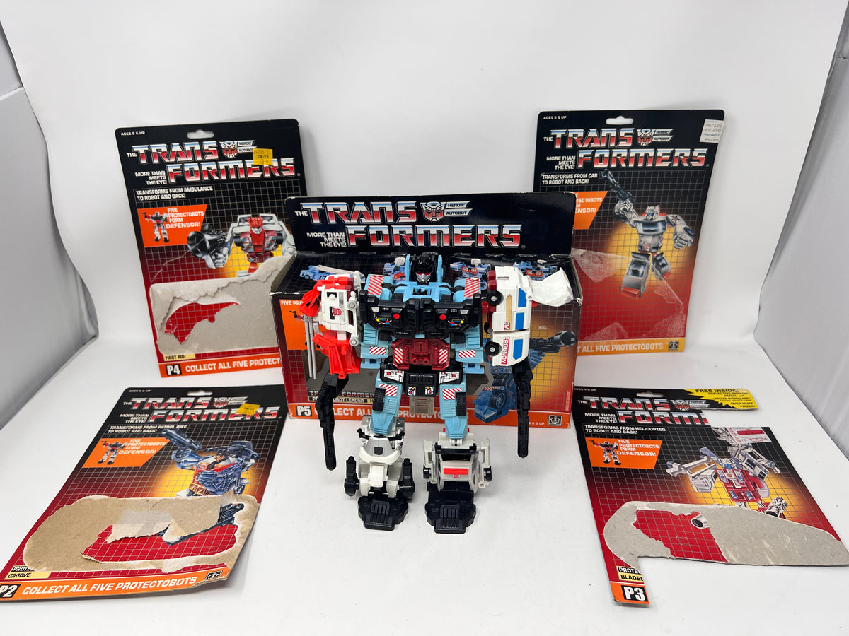 Transformers g1 protectobots factory lot defensor