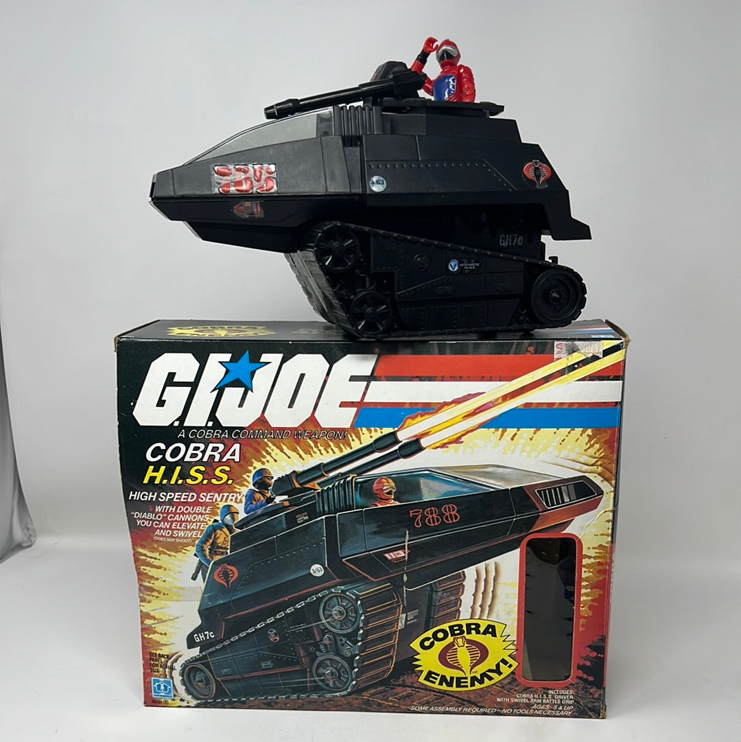 G.I. Joe (1983) H.I.S.S Tank with Driver and Box