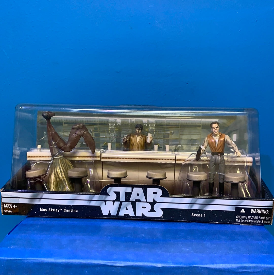 Star Wars Mos Eisley Cantina Playset Unboxing & Review! 