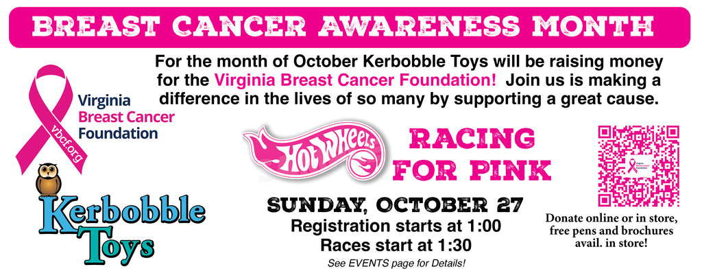 It's Breast Cancer Awareness Month!  Our Fundraiser