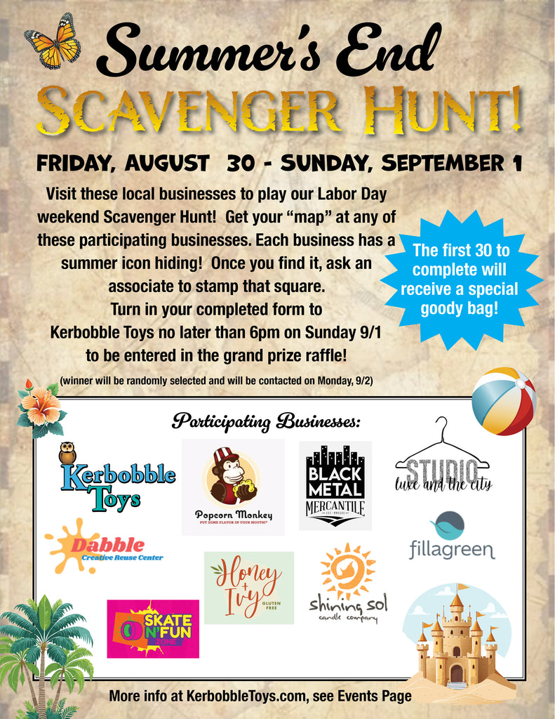 Summer's End Scavenger Hunt