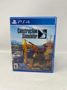 Playstation 4 (PS4) Construction Simulator