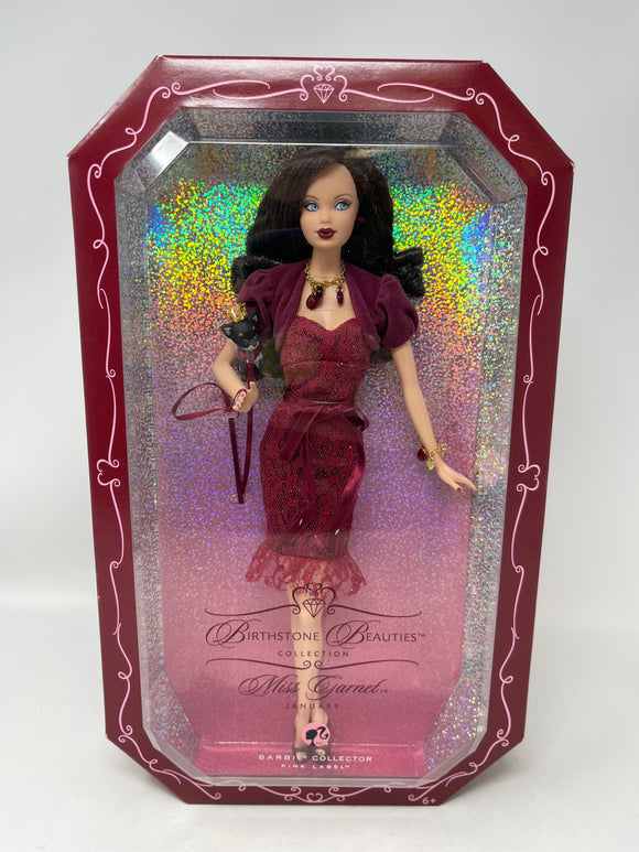 2007 Birthstone Beauties Collection “Miss Garnet January” Pink Label Barbie