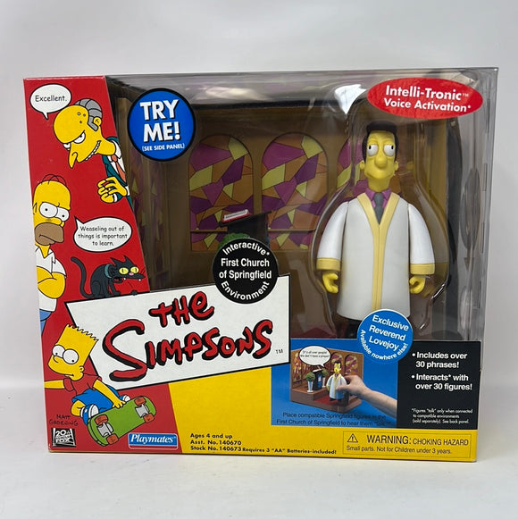 The Simpsons: First Church Of Springfield Interactive Environment with Reverend Lovejoy
