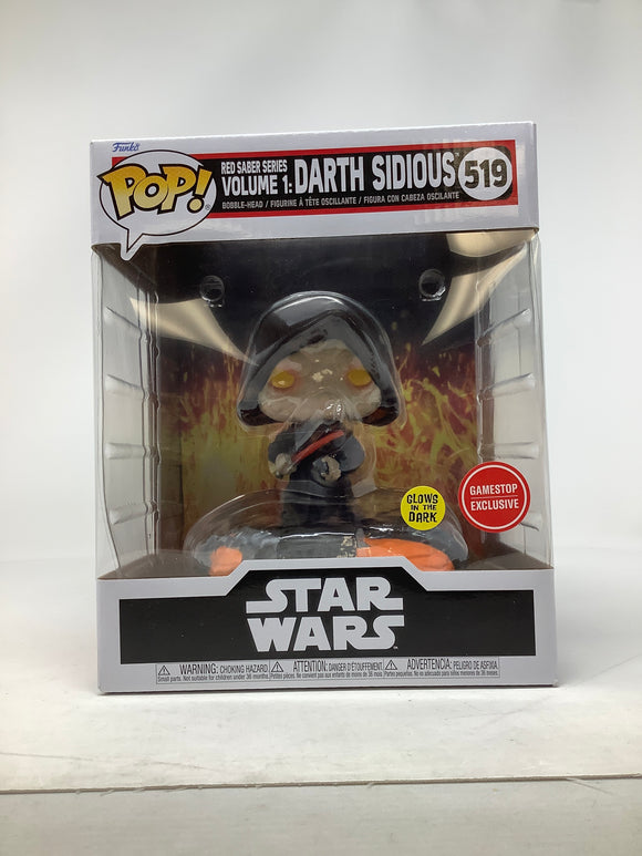 Funko POP! Star Wars Red Saber Series Volume 1: Darth Sidious #519