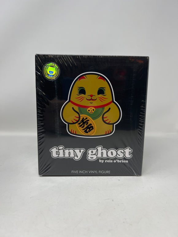 Bimtoy Limited “Gold Maneki Neko” Edition Tiny Ghost by Reis O’Brian 5” Vinyl Figure