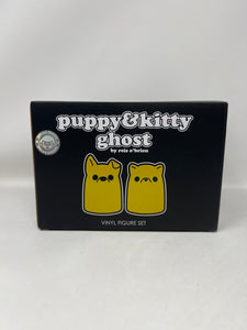 Bimtoy “Gold Edition” Puppy & Kitty Ghost by Reis O’Brian Vinyl Figure Set