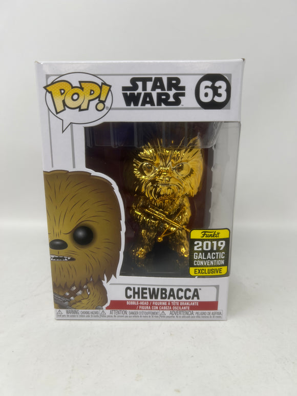 Funko POP! Star Wars Chewbacca #63 2019 Galactic Convention