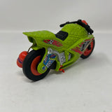 TMNT 1994 Road Racing Mike Bodacious Bikers Green Motorcycle (motorcycle only)