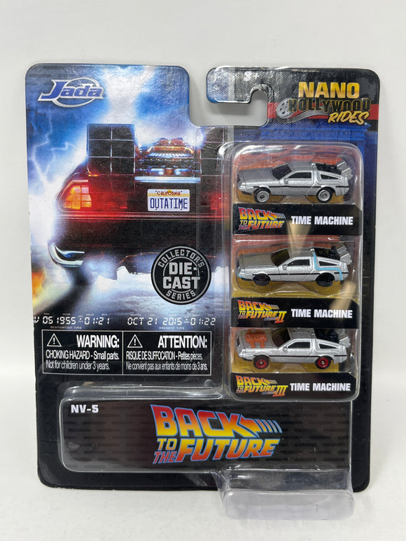 Jada Nano Hollywood Rides Back to The Future “Time Machine”