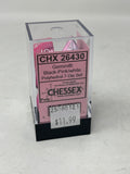 Chessex “Gemini: Black Pink/White” 7-Die Set