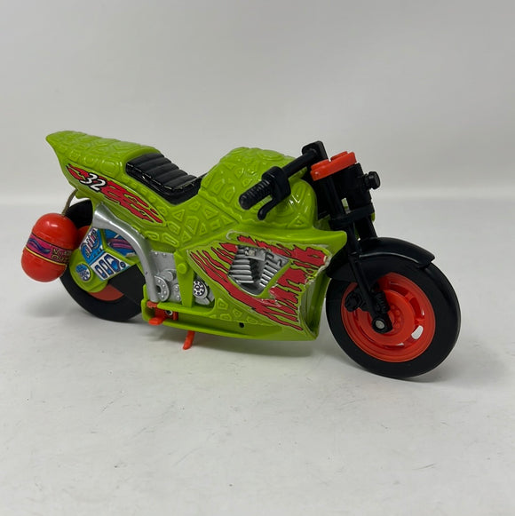 TMNT 1994 Road Racing Mike Bodacious Bikers Green Motorcycle (motorcycle only)