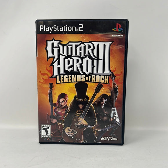 Playstation 2 (PS2): Guitar Hero III Legends Of Rock