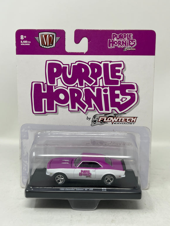 M2 Machines Purple Hornies by Flowtech Exhaust “1968 Chevrolet Camaro SS 350” R76