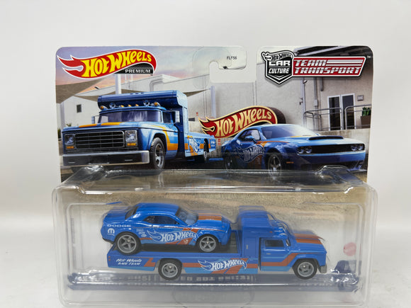 Hot Wheels Premium Car Culture Team Transport “18 Dodge Challenger SRT Demon & Retro Rig” #30