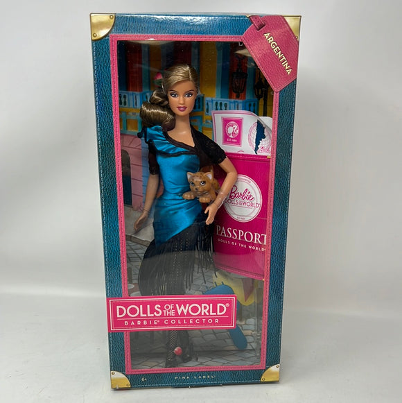 Dolls of the World Barbie Collector Argentina Pink Label