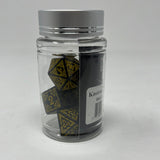 DND Dice- Knotwork: Yellow