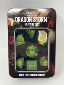 FanRoll “Dragon Storm: Green Dragon Scales” Silicone 7-Die Set