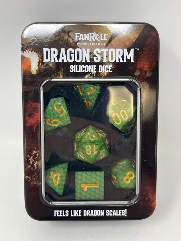 FanRoll “Dragon Storm: Green Dragon Scales” Silicone 7-Die Set