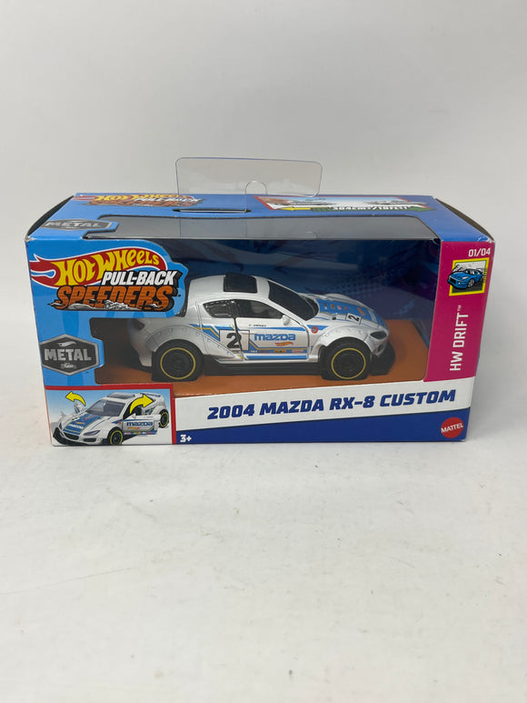 Hot Wheels Pull-Back Speeders “2004 Mazda RX-8 Custom”