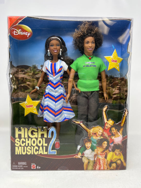 2007 Disney High School Musical 2 “Taylor & Chad” Dolls