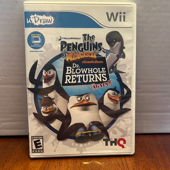 Nintendo Wii: Dreamworks The Penguins Of Madagascar: Dr. Blowhole Returns, Again