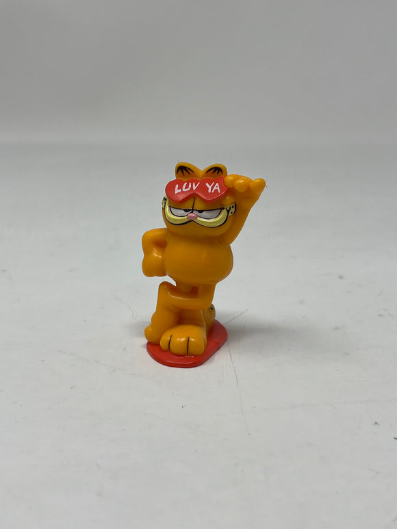 Vintage Garfield “Luv Ya” Valentines Figurine