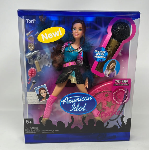 2005 American Idol Barbie “Tori” Sing along Doll Set