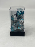 Chessex “Gemini: Steel Teal/white” 7-Die Set