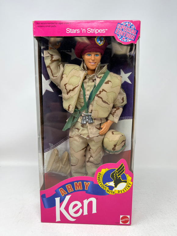 Vintage Collectible Stars ‘n Stripes Army Ken