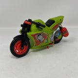 TMNT 1994 Road Racing Mike Bodacious Bikers Green Motorcycle (motorcycle only)