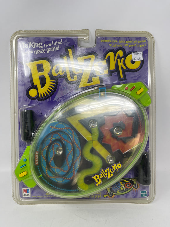 1998 Ballzerko Talking two-fisted Pinball Maze Game