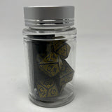 DND Dice- Knotwork: Yellow