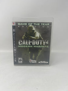 Playstation 3 (PS3) Call Of Duty 4: Modern Warfare