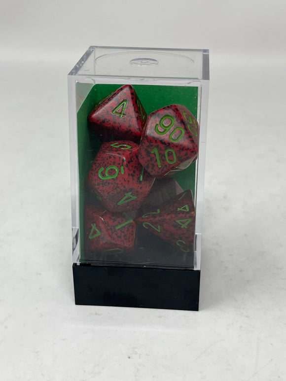 Chessex “Speckled: Strawberry” 7-Die Set