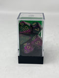 Chessex “Gemini: Green Purple/Gold” 7-Die Set