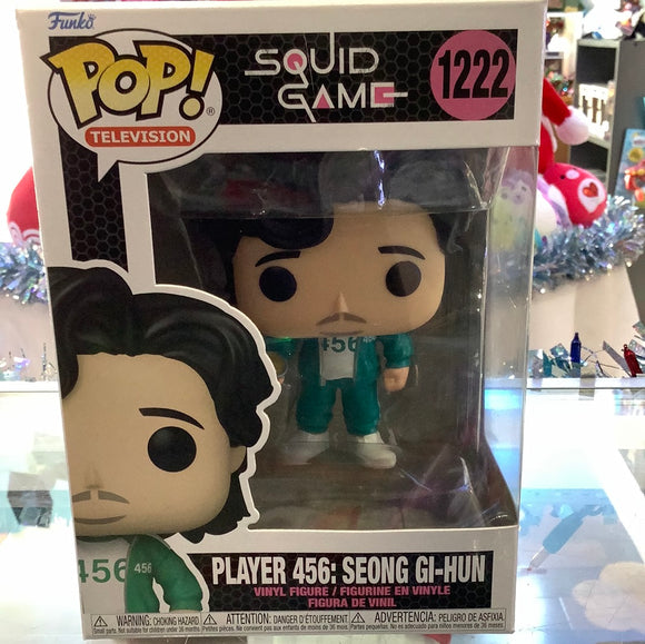 Squid Game Seong Gi-Hun Player 456 Pop! Vinyl Figure, 1 unit