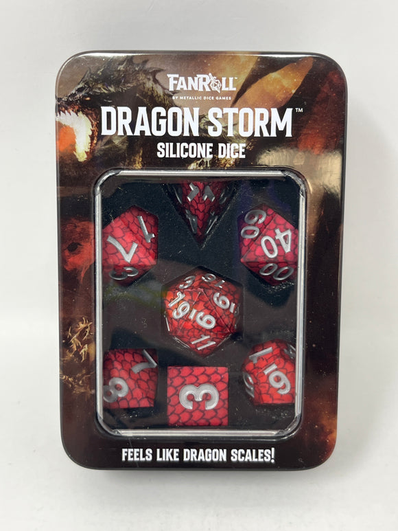 FanRoll “Dragon Storm: Red Dragon Scales” Silicone 7-Die Set