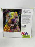 Dog Pit Bull Puzzle by Dean Russo 500 Piece