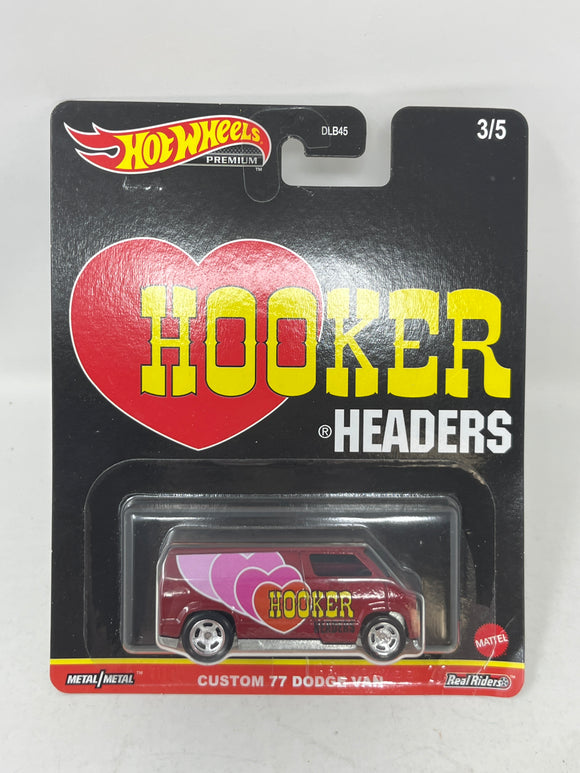 Hot Wheels Premium Hooker Headers “Custom 77 Dodge Van”