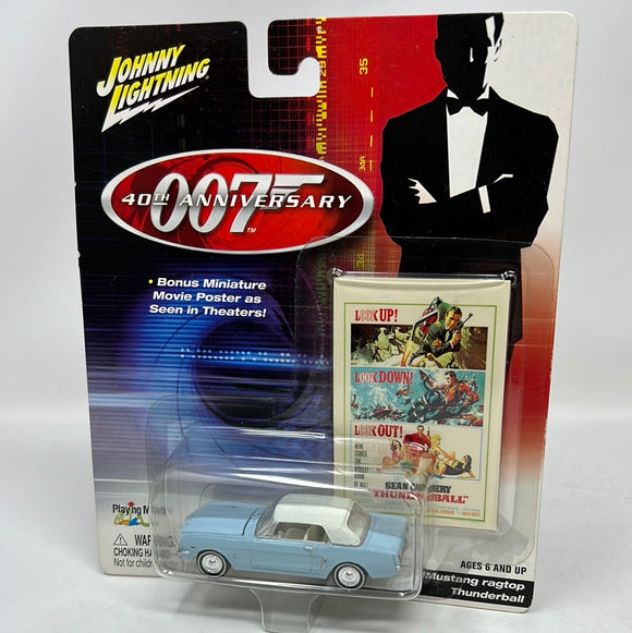 Johnny Lightning 007 40th Anniversary Ford Mustang Ragtop Thunderball