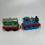 RARE!  "Thomas the Train" Engine with Sodor Paint Works Tanker Diecast Metal