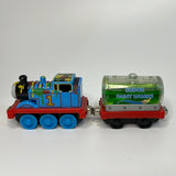 RARE!  "Thomas the Train" Engine with Sodor Paint Works Tanker Diecast Metal