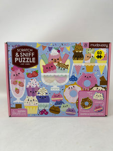 “Cat Cafe” Scratch & Sniff 60 Piece Puzzle