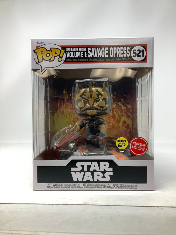 Funko POP! Star Wars Red Saber Series Volume 1: Savage Opress #521