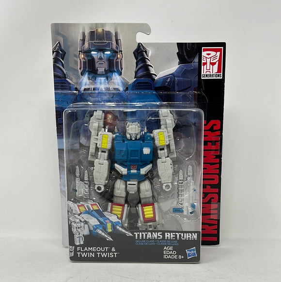Transformers Titans Return Deluxe Class: 'Flameout' & 'Twin Twist'