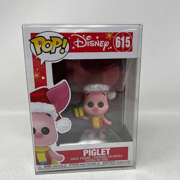 Funko POP! Disney Piglet Holiday Edition #615 in protector