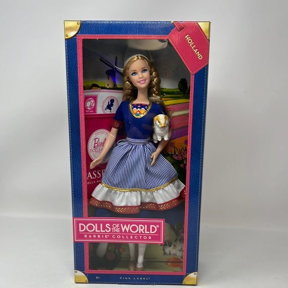 Dolls of the World Barbie Collector Holland Pink Label
