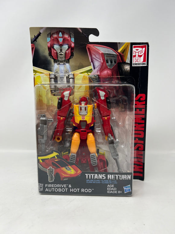 Transformers Titans Return Deluxe Class: 'Firedrive & Autobot Hot Rod'